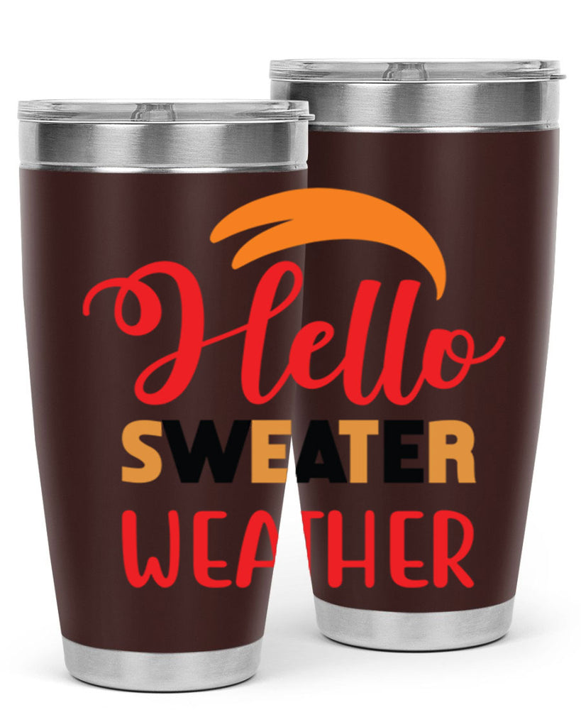 HelloSweaterWeather 301#- fall- Tumbler