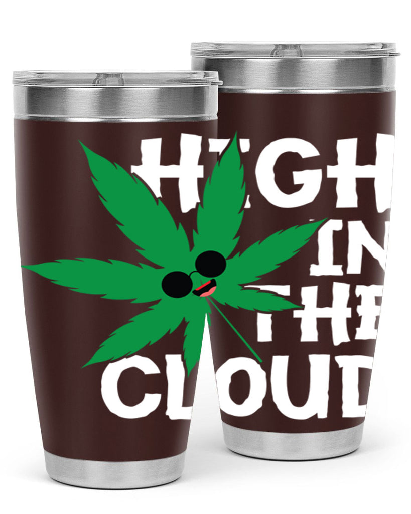 High in the cloud 114#- marijuana- Tumbler