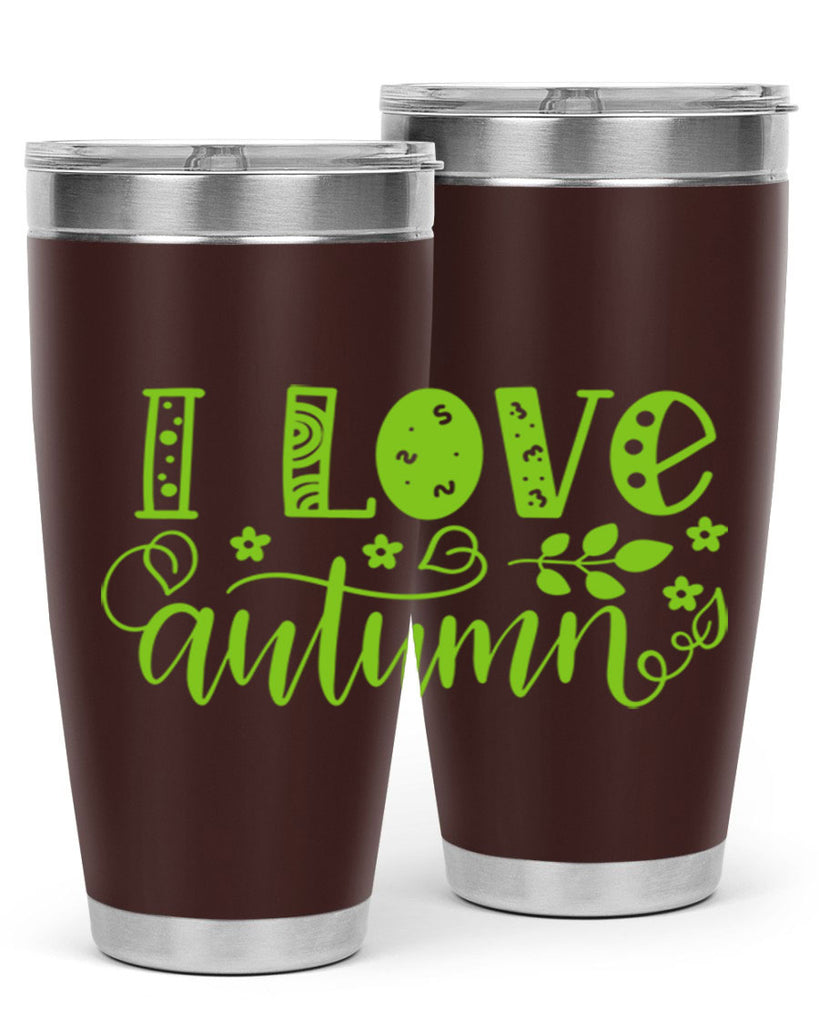 I Love Autumn 325#- fall- Tumbler