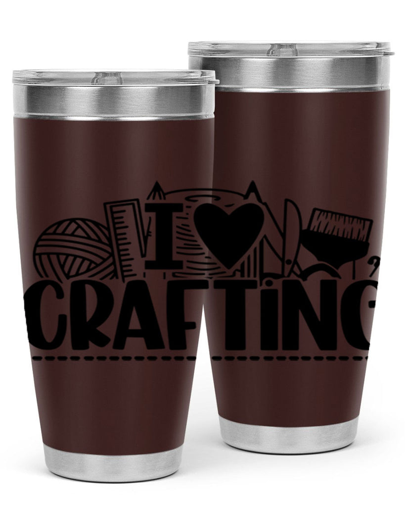 I Love Crafting 20#- crafting- Tumbler