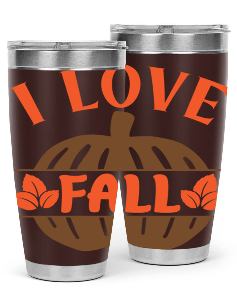I Love Fall 337#- fall- Tumbler