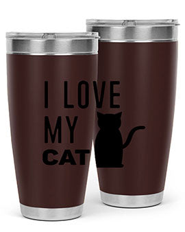 I Love My Cat Style 57#- cat- Tumbler