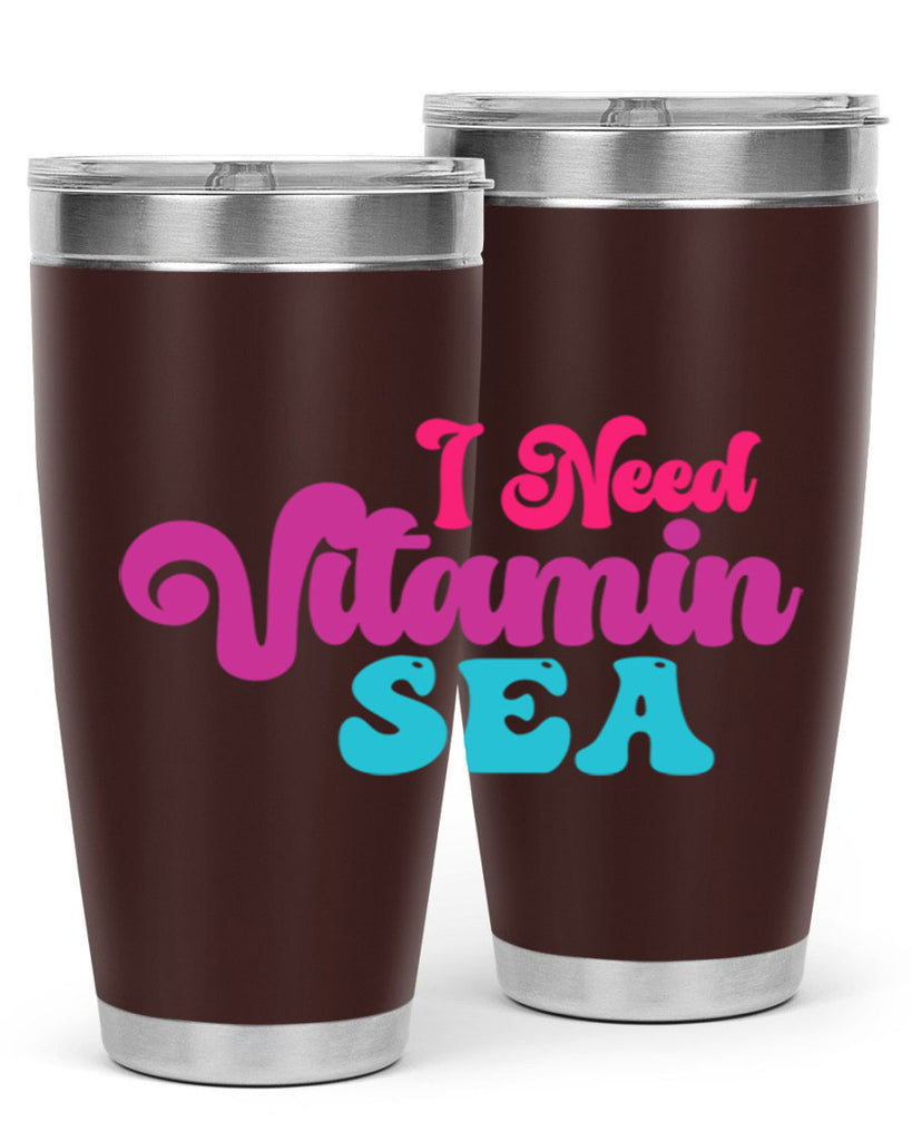 I Need Vitamin Sea 217#- mermaid- Tumbler