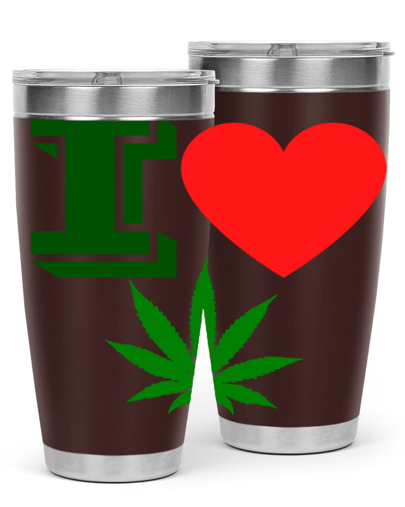 I love Cannabis 127#- marijuana- Tumbler