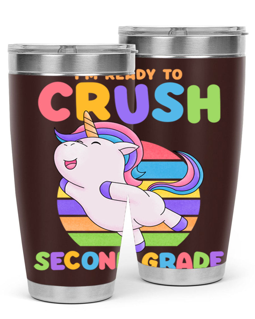 Im Ready to Crush 2nd 14#- second grade- Tumbler