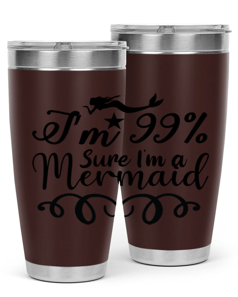 Im sure im a 249#- mermaid- Tumbler