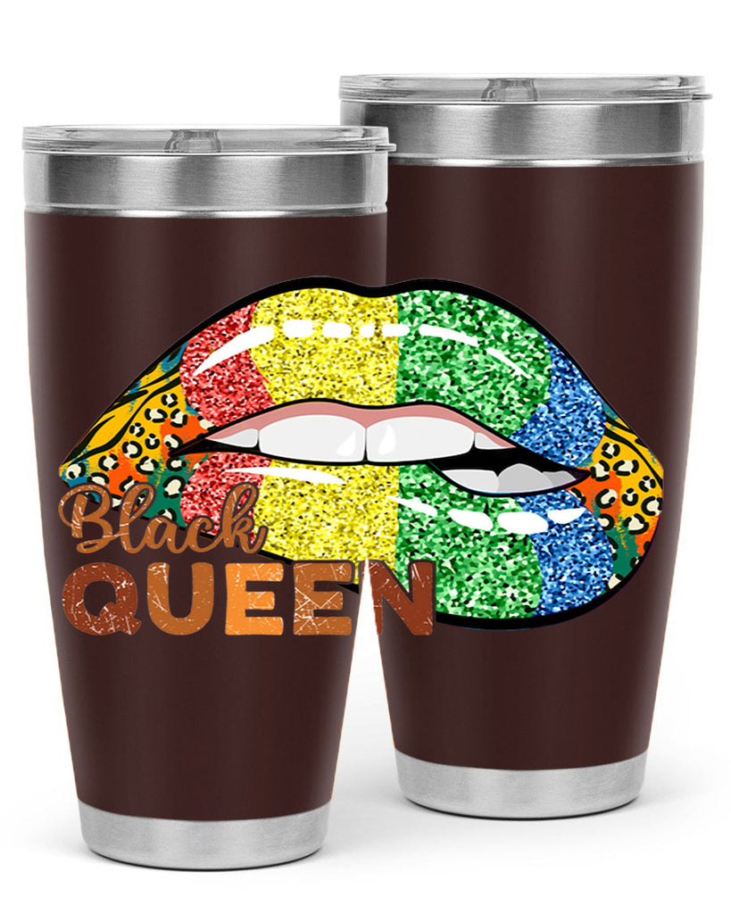 Juneteenth Black Queen Sexy Lip Png 35#- Juneteenth- tumbler