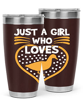 Just A Girl Who Loves Duck Style 34#- duck- Tumbler