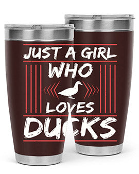 Just A Girl Who Loves Ducks Style 33#- duck- Tumbler