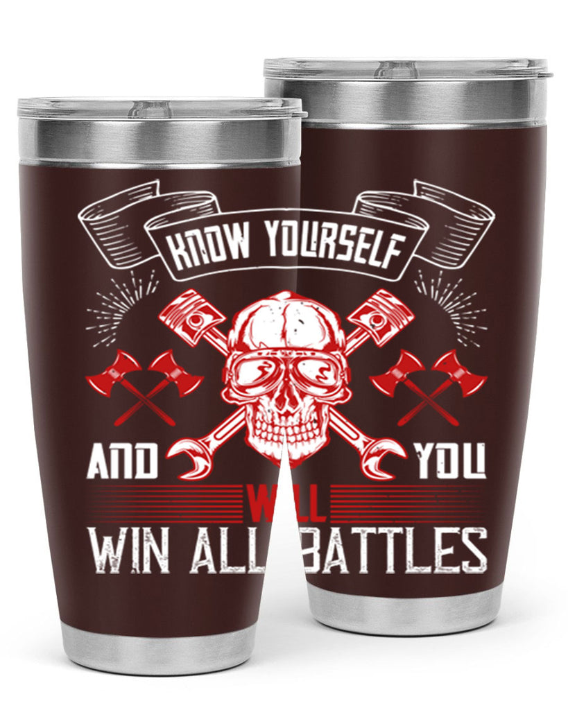 Know yourself and you will win all battles Style 25#- coaching- tumbler