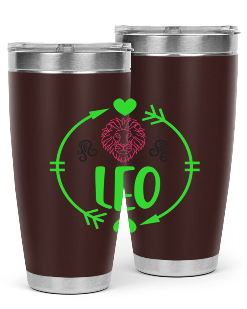 Leo 283#- zodiac- Tumbler