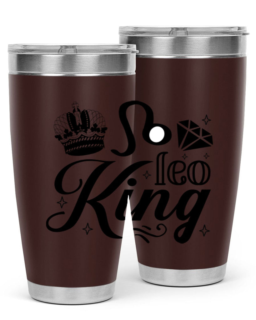 Leo king 290#- zodiac- Tumbler