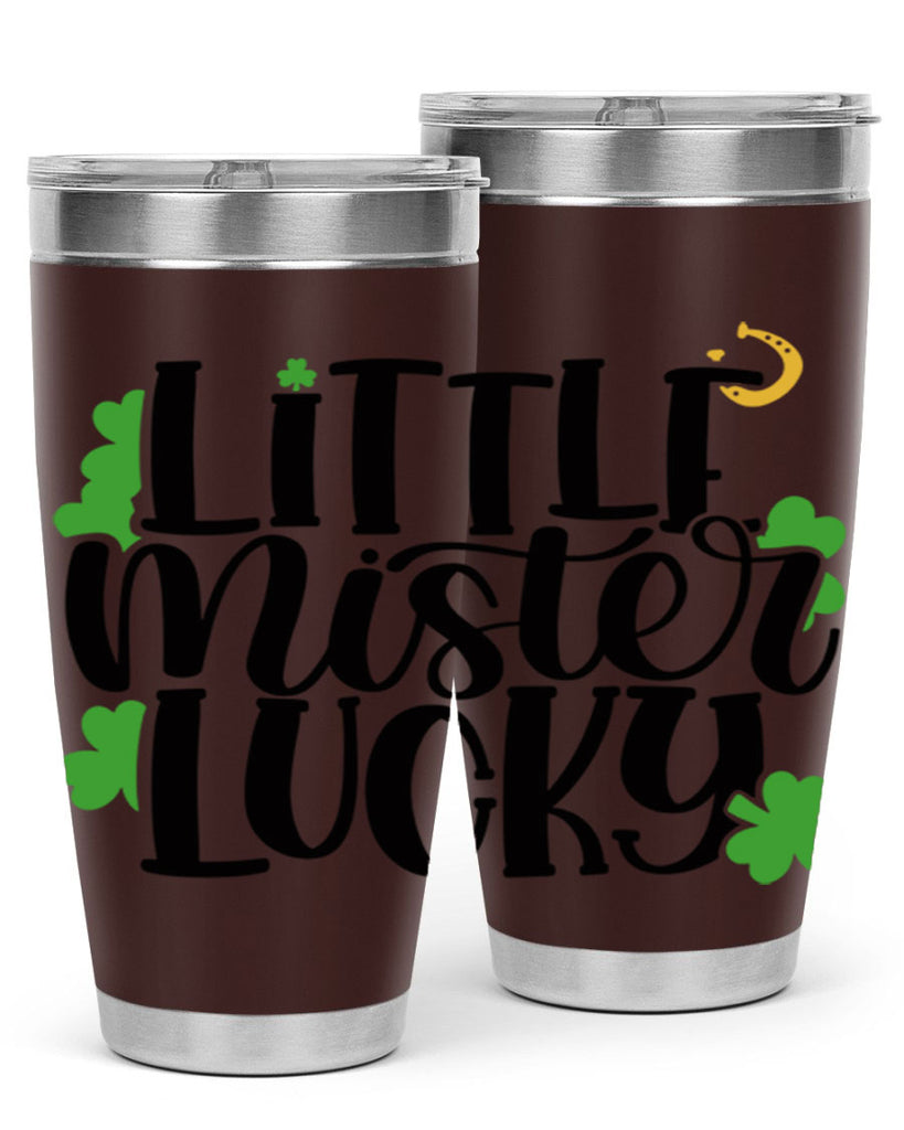 Little Mister Lucky Style 67#- St Patricks Day- Tumbler