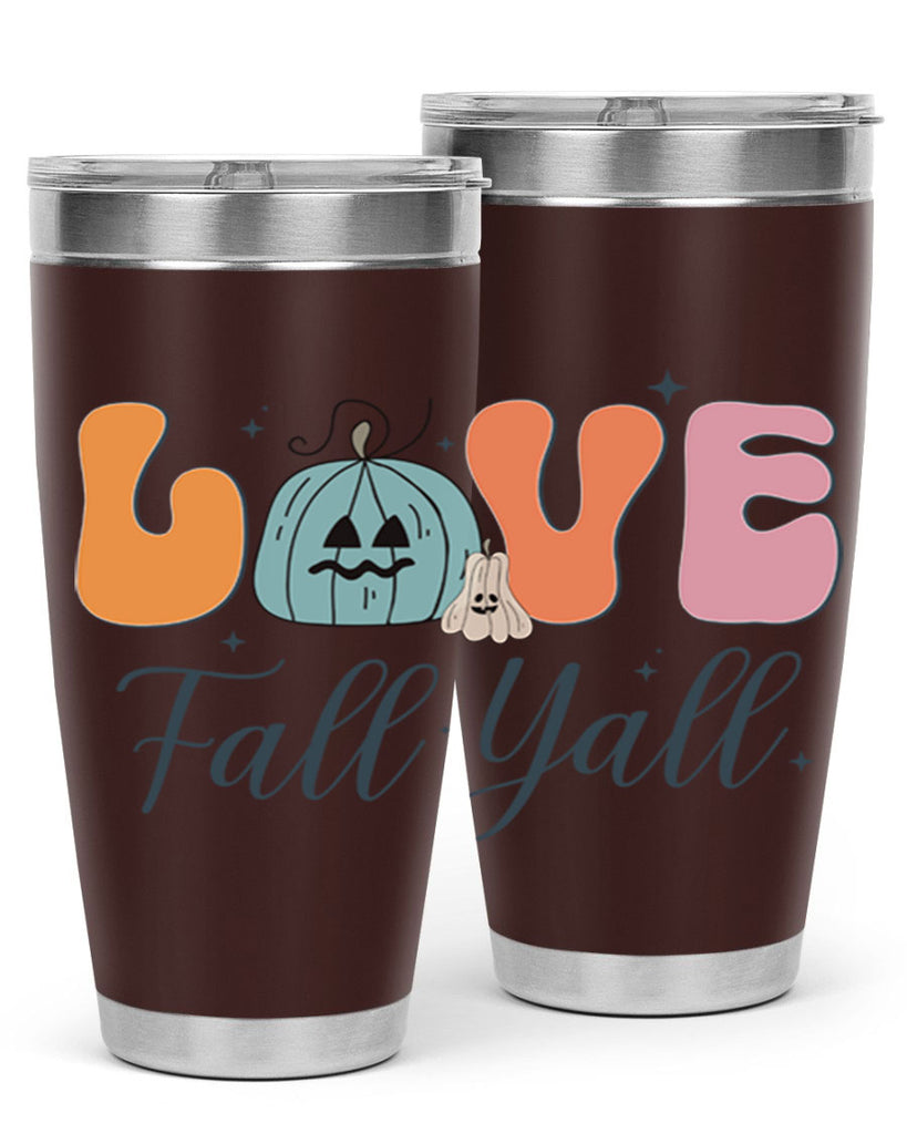 Love Fall Yall 413#- fall- Tumbler