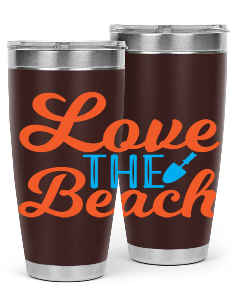 Love The Beach 306#- mermaid- Tumbler