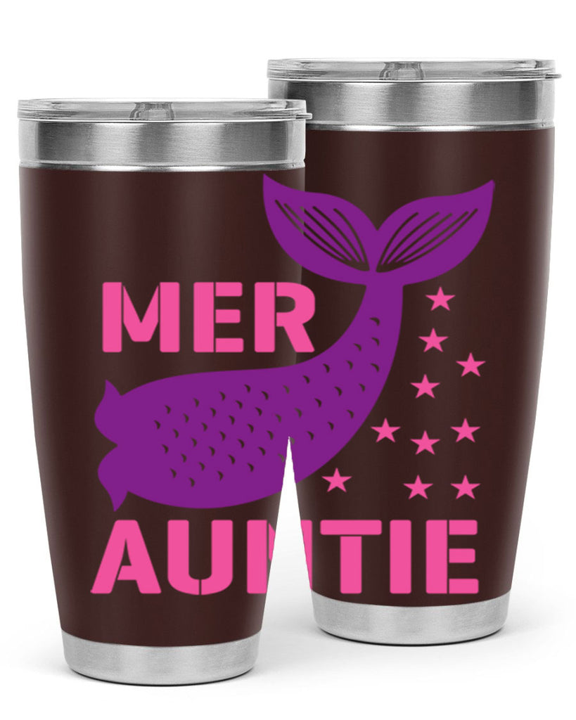 Mer Auntie 320#- mermaid- Tumbler