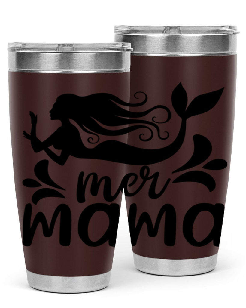 Mer mama 349#- mermaid- Tumbler