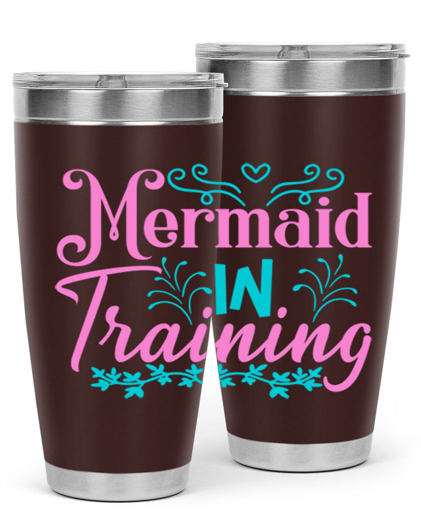 Mermaid In Training 366#- mermaid- Tumbler