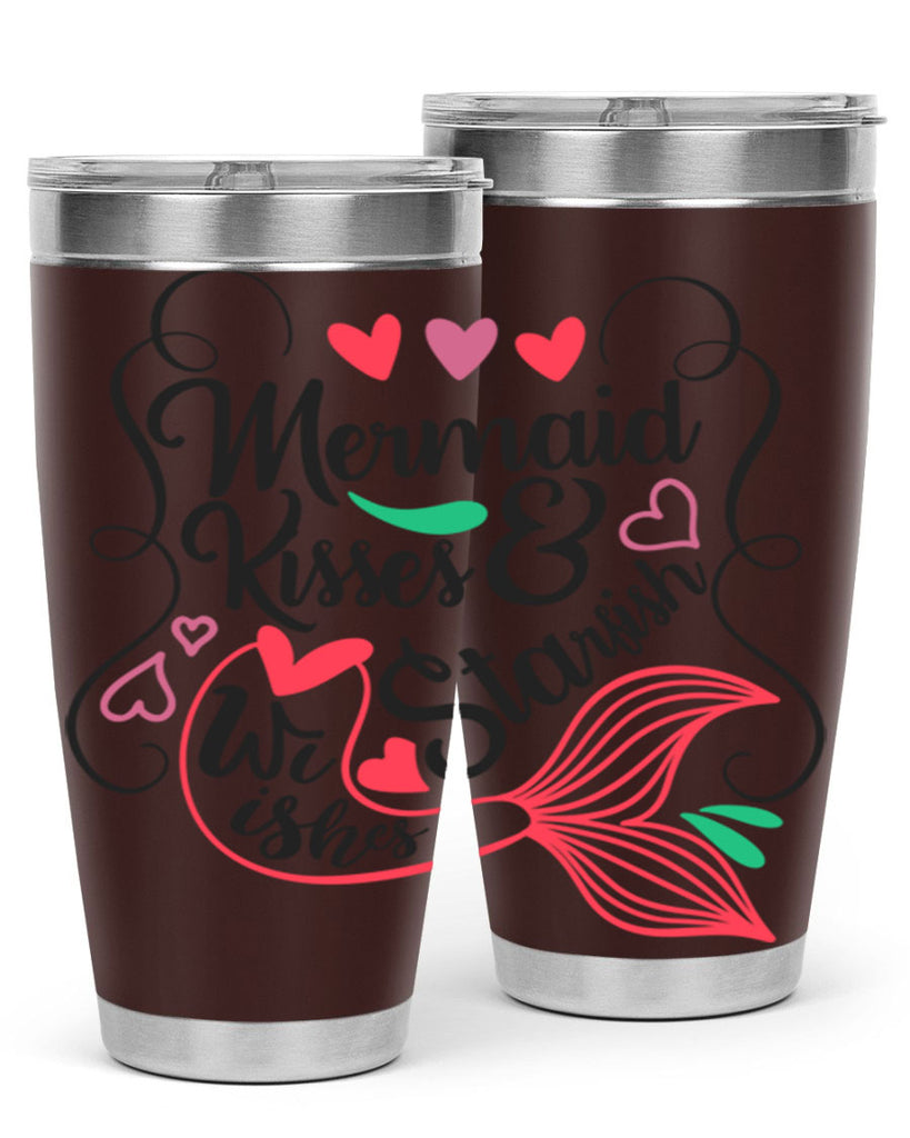 Mermaid Kisses Starfish Wishes 368#- mermaid- Tumbler