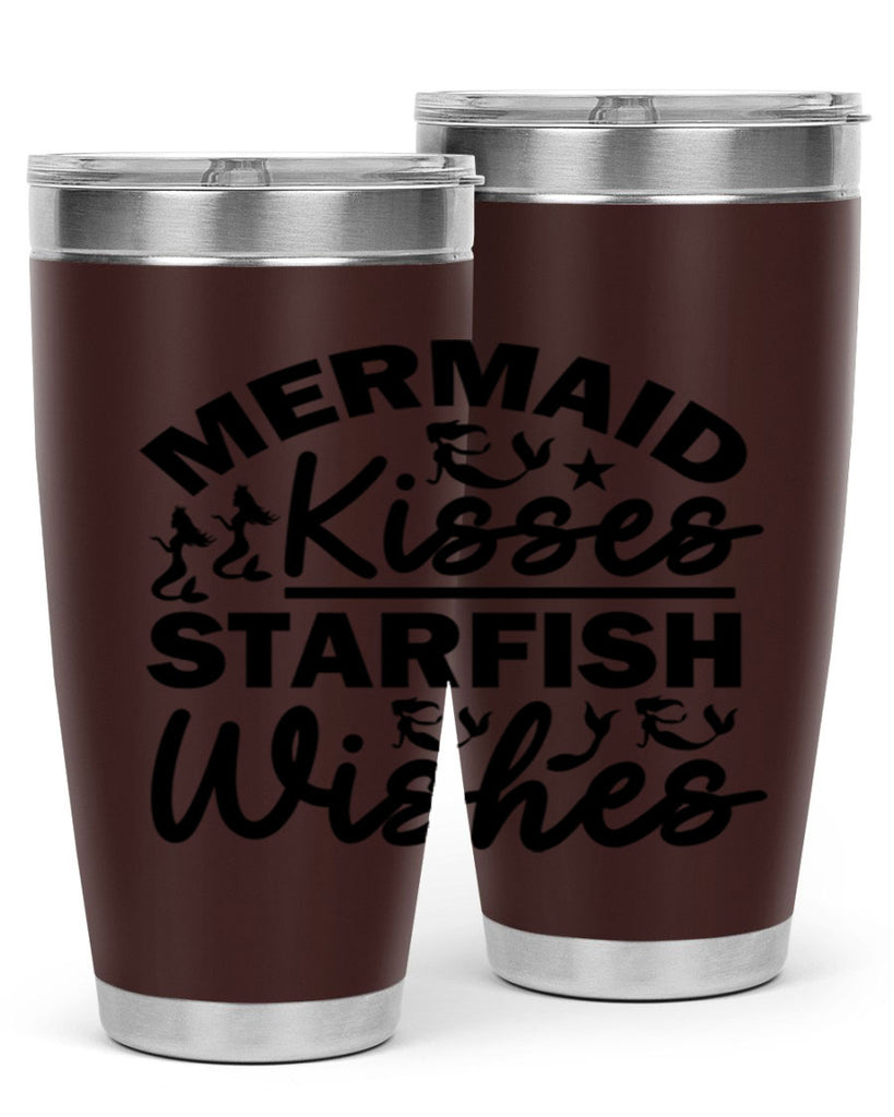 Mermaid Kisses Starfish Wishes 424#- mermaid- Tumbler