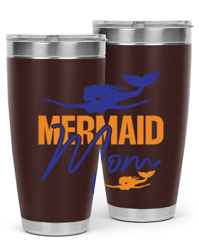 Mermaid Mom 369#- mermaid- Tumbler