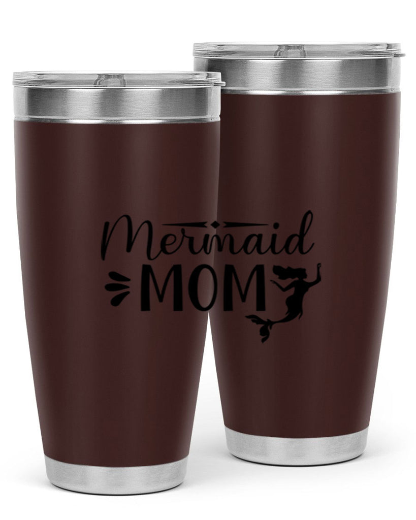 Mermaid Mom 372#- mermaid- Tumbler