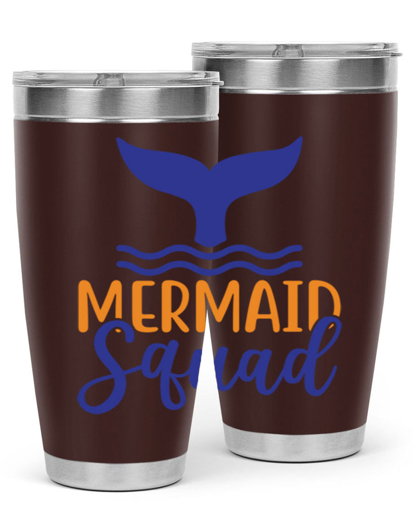 Mermaid Squad 379#- mermaid- Tumbler