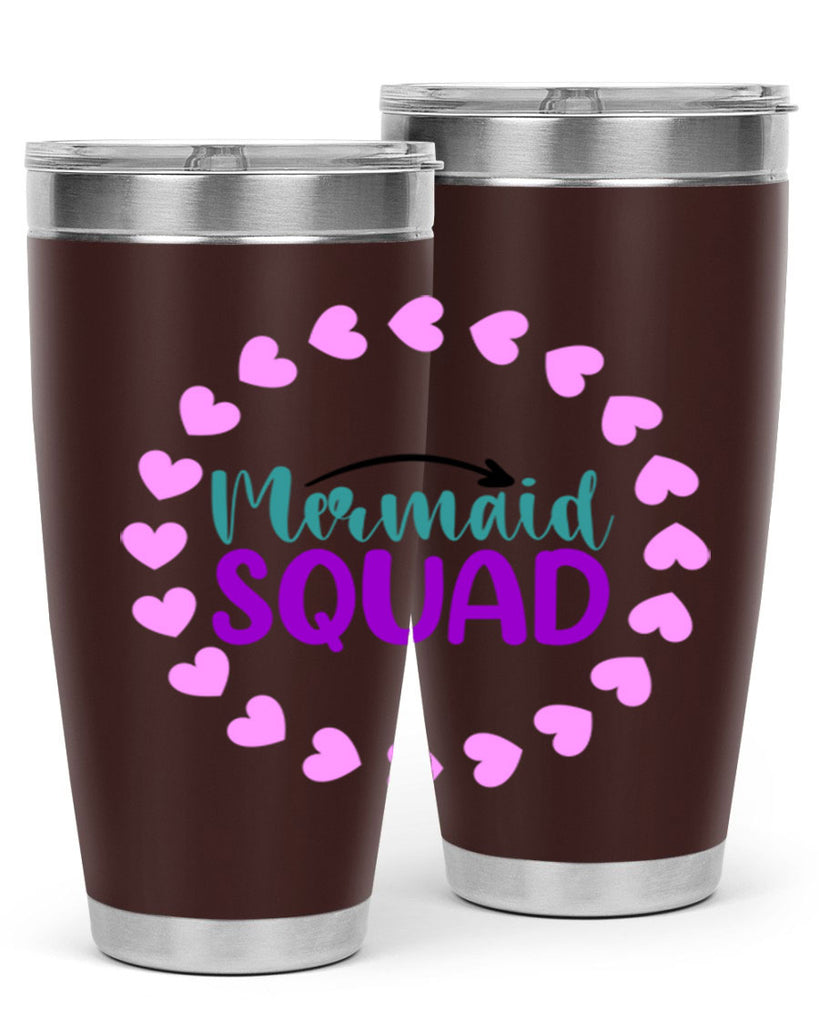 Mermaid Squad 382#- mermaid- Tumbler