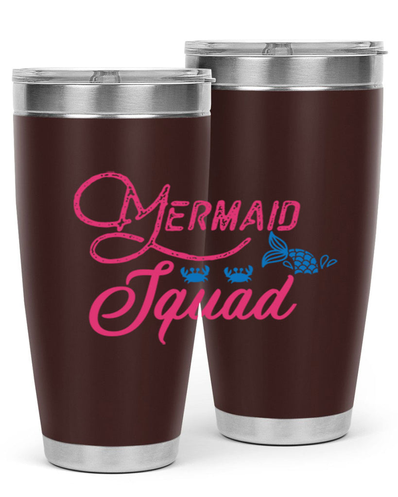 Mermaid Squad 383#- mermaid- Tumbler