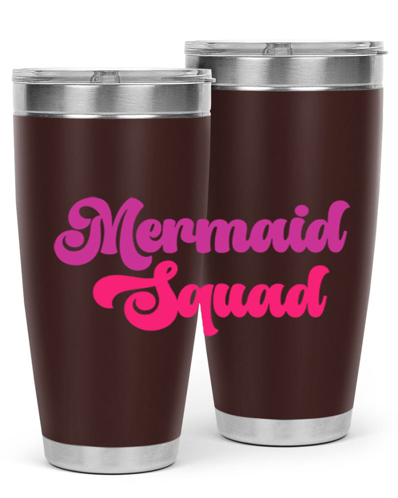 Mermaid Squad 384#- mermaid- Tumbler