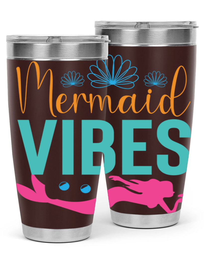 Mermaid Vibes Design 465#- mermaid- Tumbler