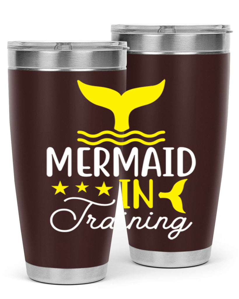 Mermaid in Training 361#- mermaid- Tumbler