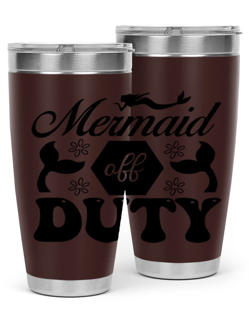 Mermaid off duty 433#- mermaid- Tumbler