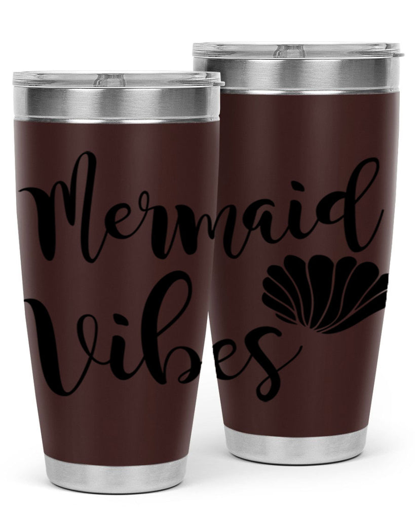 Mermaid vibes 464#- mermaid- Tumbler