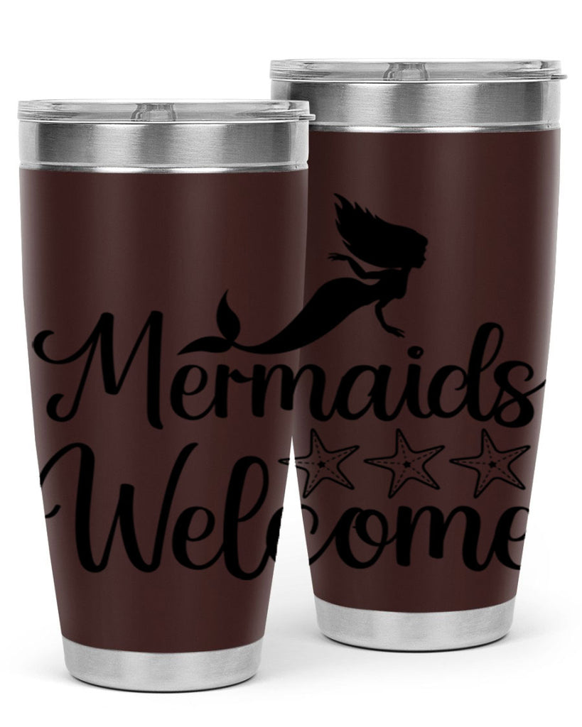 Mermaids welcome 498#- mermaid- Tumbler