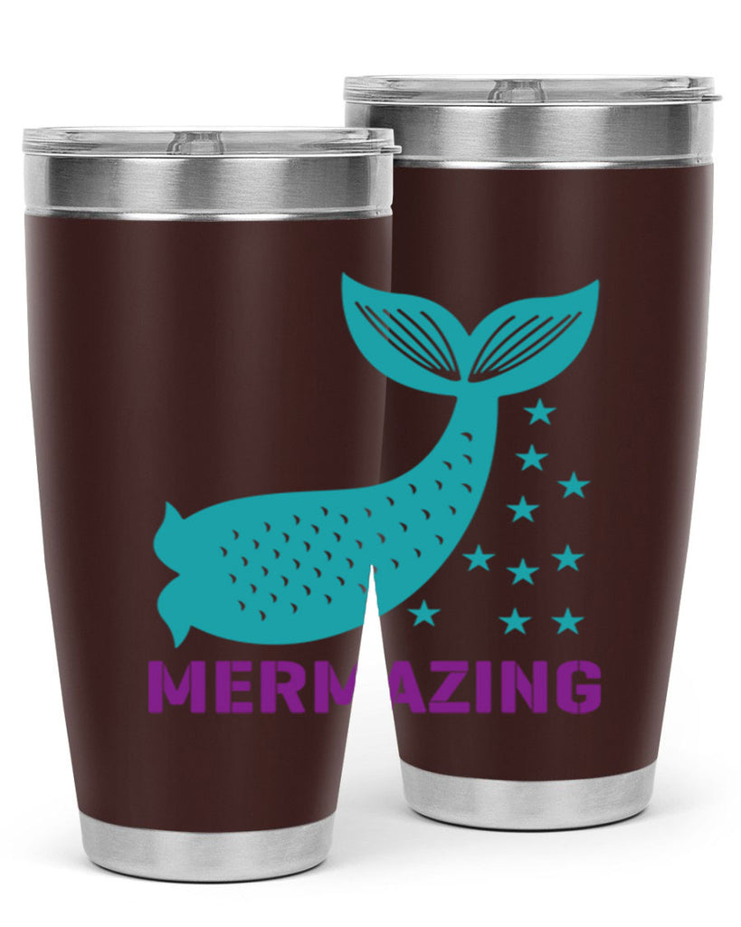 Mermazing 502#- mermaid- Tumbler
