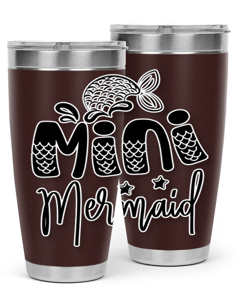 Mini Mermaid 508#- mermaid- Tumbler