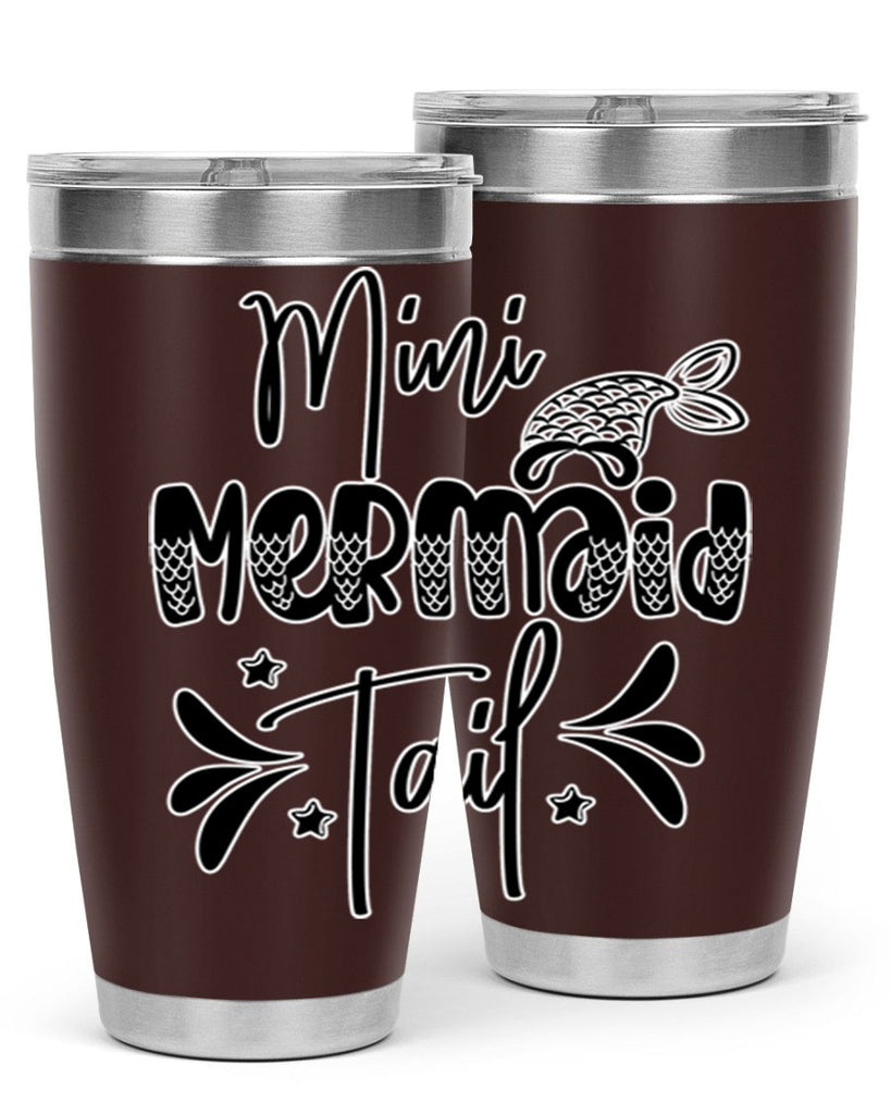 Mini Mermaid Tail 513#- mermaid- Tumbler