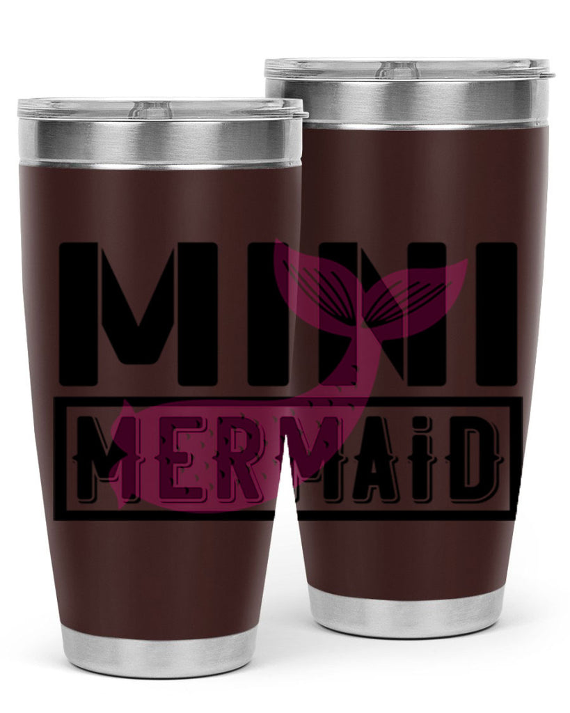 Mini mermaid 504#- mermaid- Tumbler