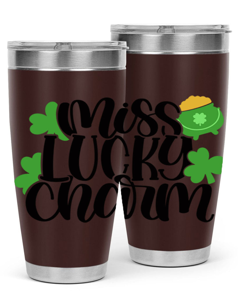Miss Lucky Charm Style 48#- St Patricks Day- Tumbler