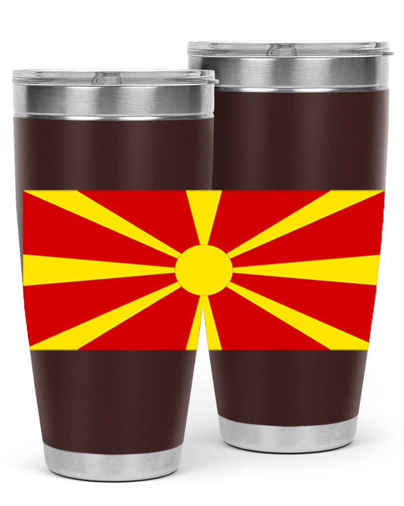 North Macedonia 69#- world flags- Tumbler