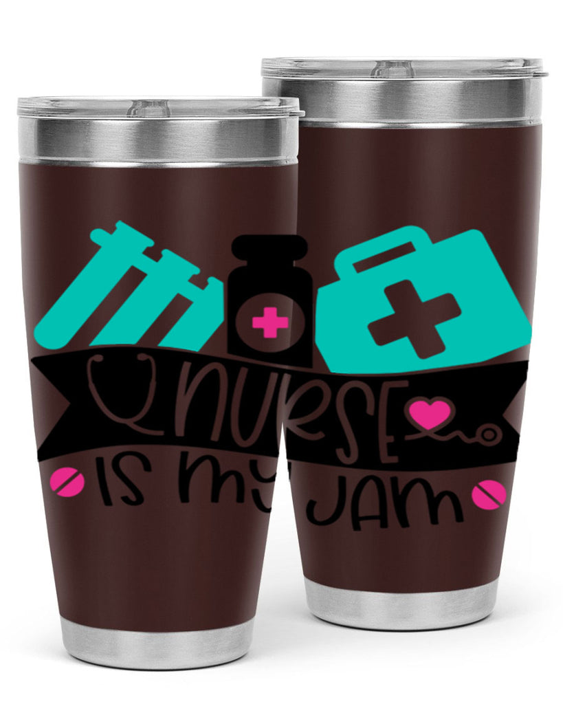 Nurse Is My Jam Style Style 110#- nurse- tumbler