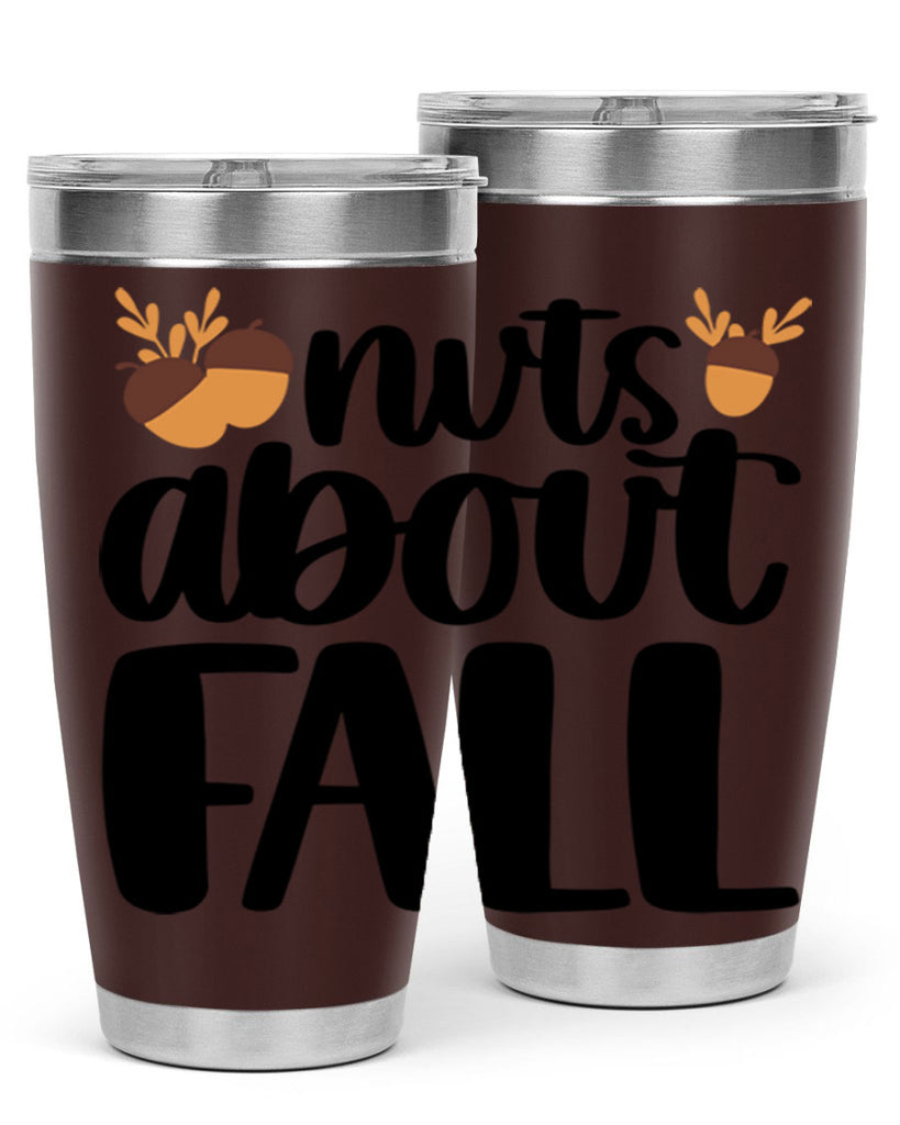 Nuts About Fall 503#- fall- Tumbler