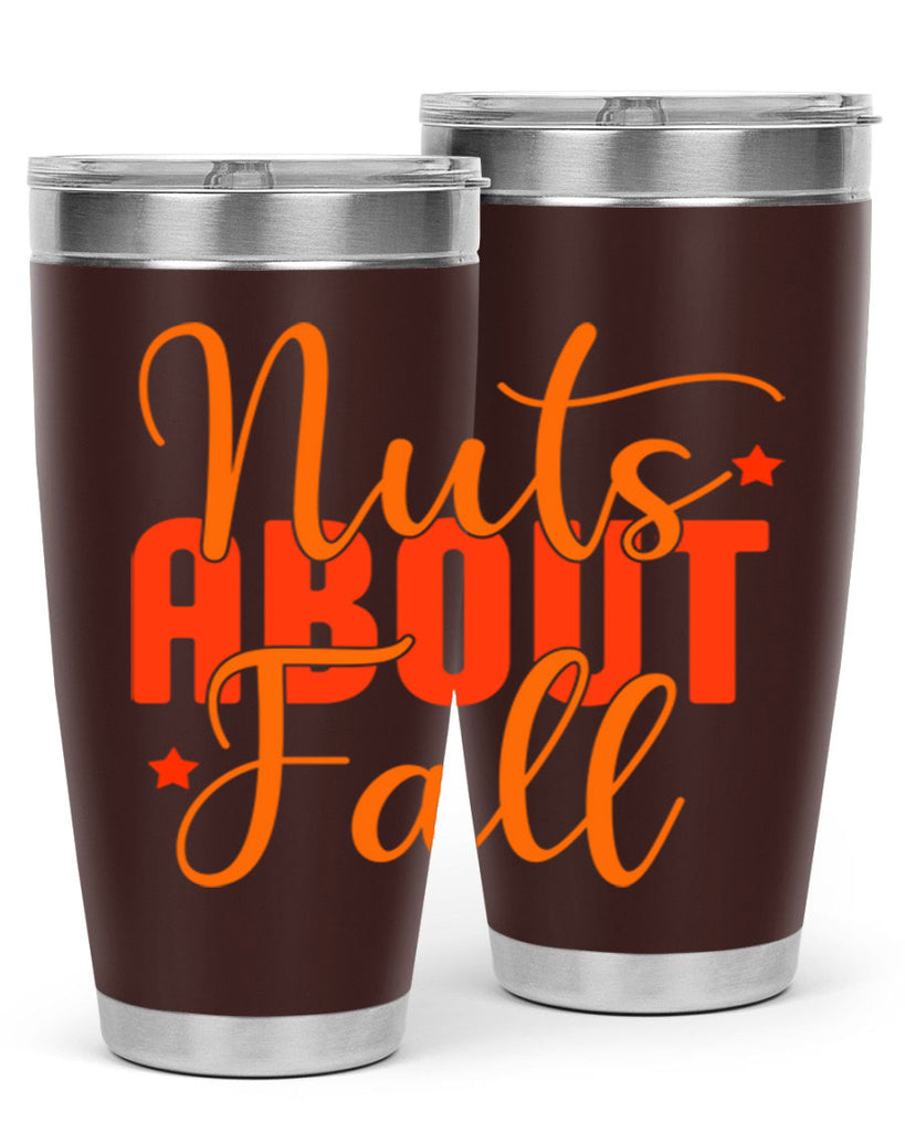 Nuts About Fall Design 444#- fall- Tumbler
