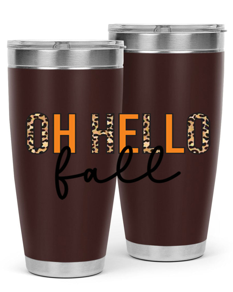 Oh hello fall 451#- fall- Tumbler