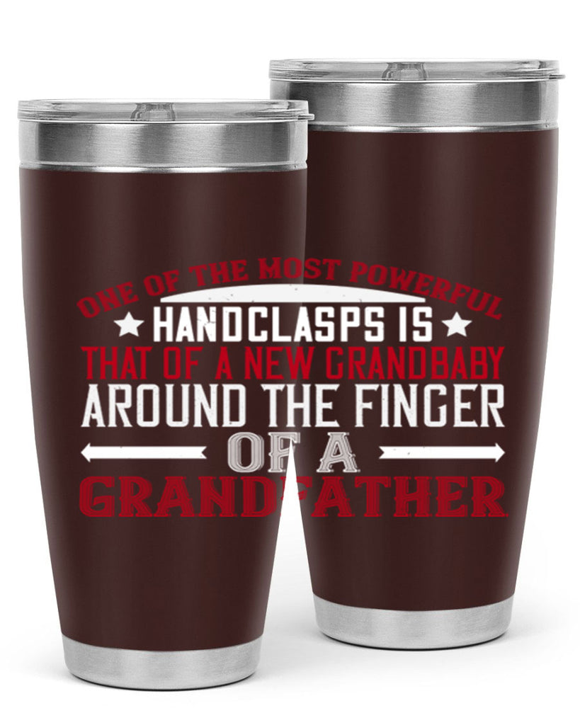 One of the most powerful handclasps 69#- grandpa - papa- Tumbler