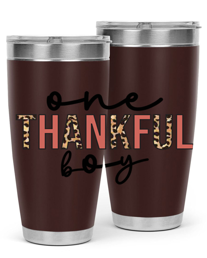 One thankful boy 462#- fall- Tumbler