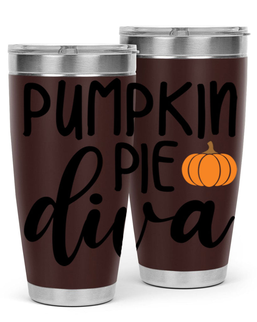 Pumpkin Pie Diva 532#- fall- Tumbler