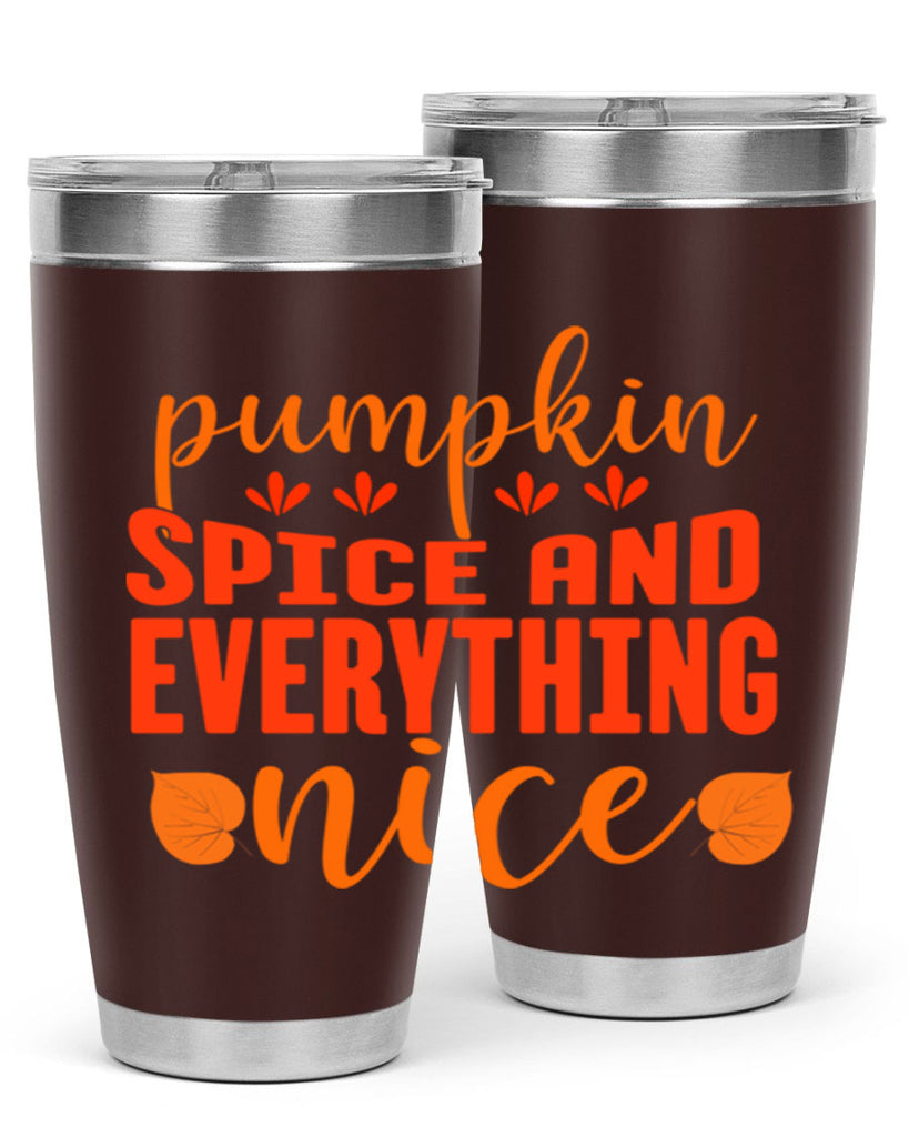 Pumpkin Spice And Everything Nice Design 535#- fall- Tumbler