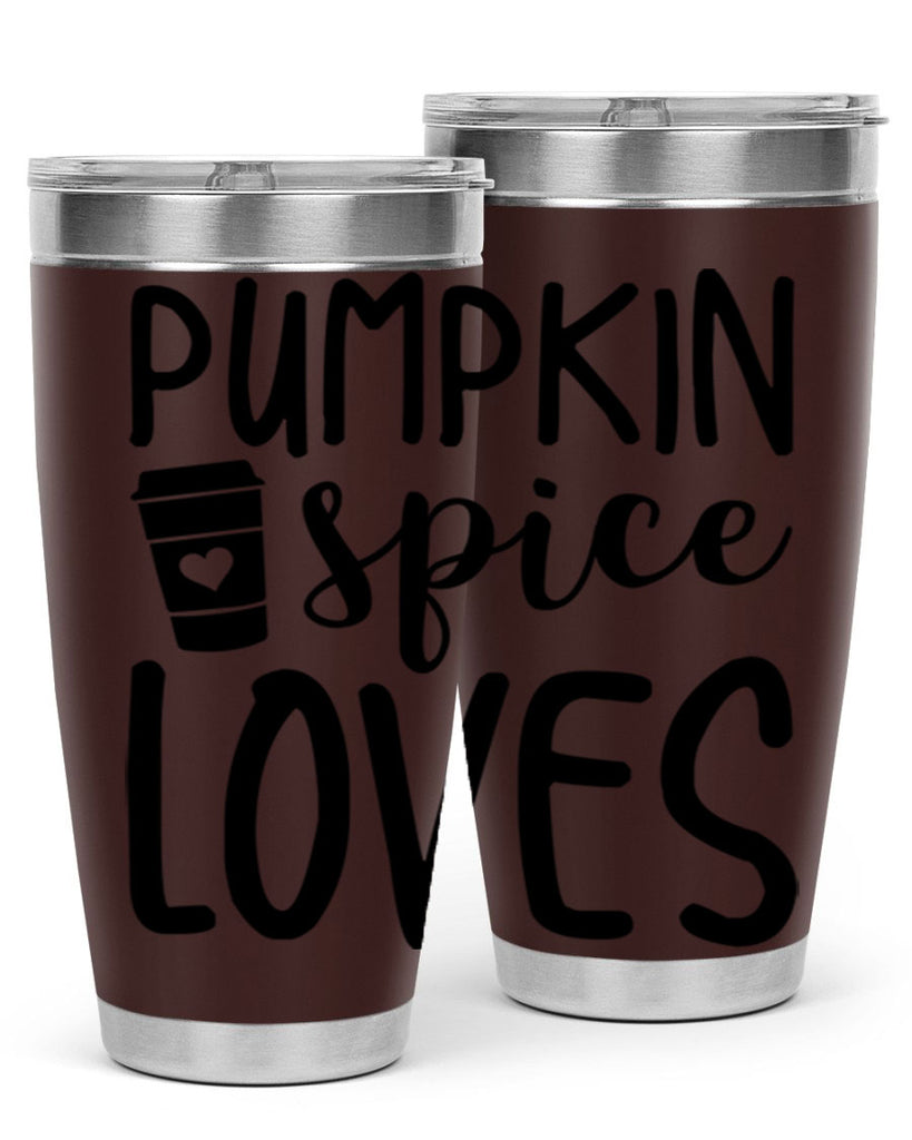 Pumpkin Spice Loves 555#- fall- Tumbler